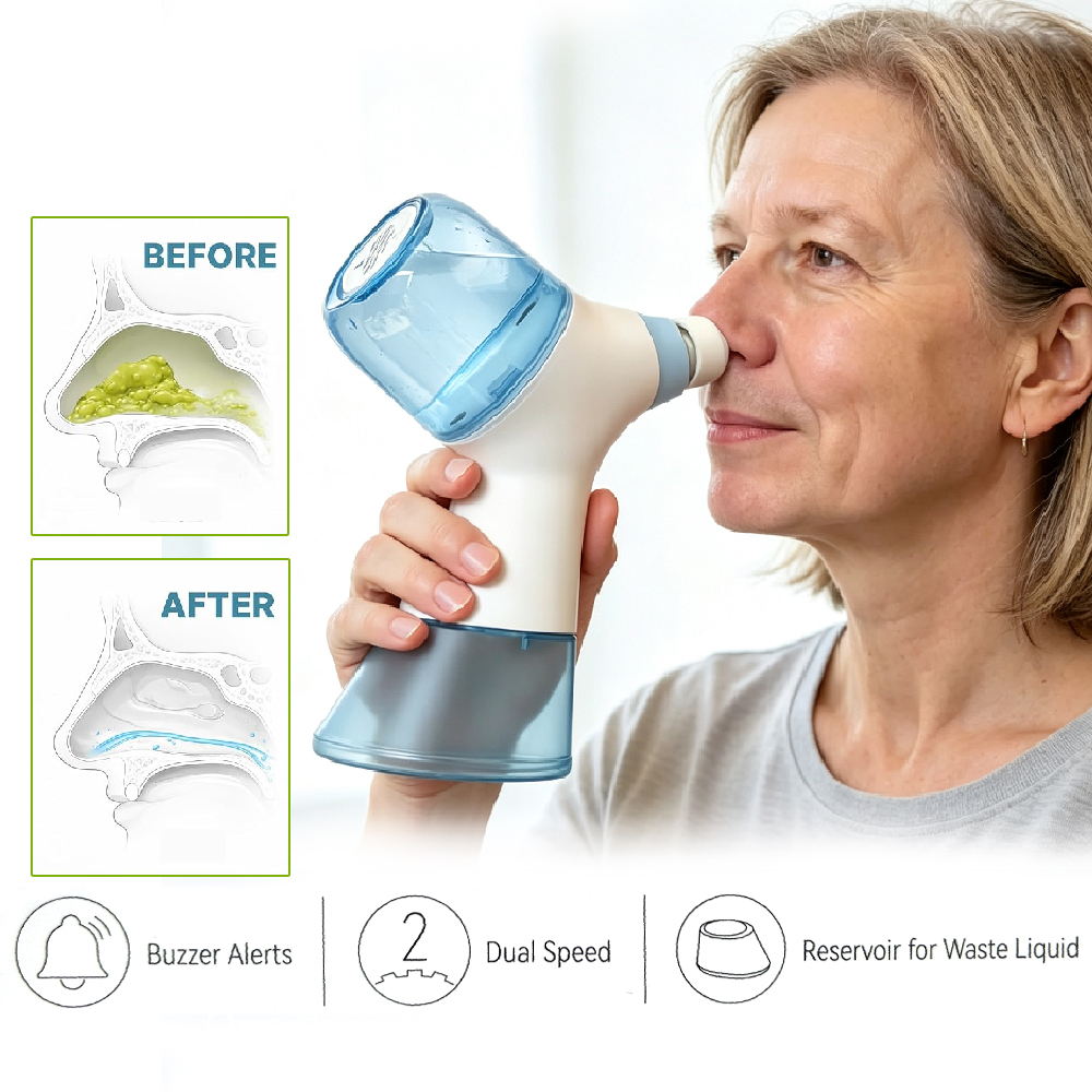 Elektryczny system do płukania – Nasal Aspirator recenzja i cena